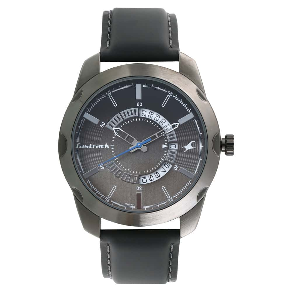 All nighters black dial leather strap watch new arrivals