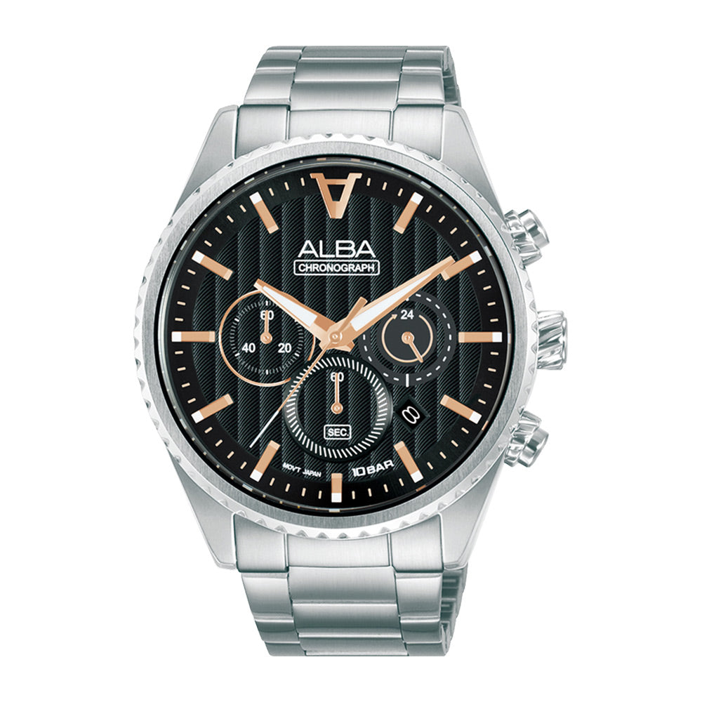 Alba 5 bar chronograph watch online price