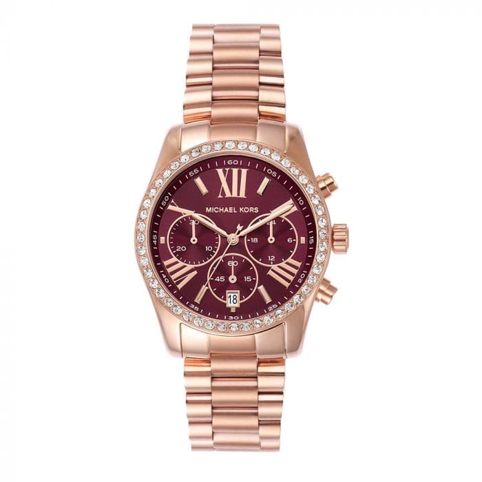 Red watch michael on sale kors