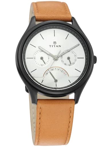 Titan mens outlet watches leather belt