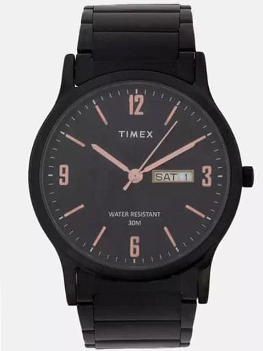 Timex watches for men black hot sale