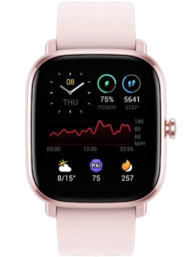 Amazfit GTS 2 Mini Smart Watch (Sage Green or Flamingo Pink)