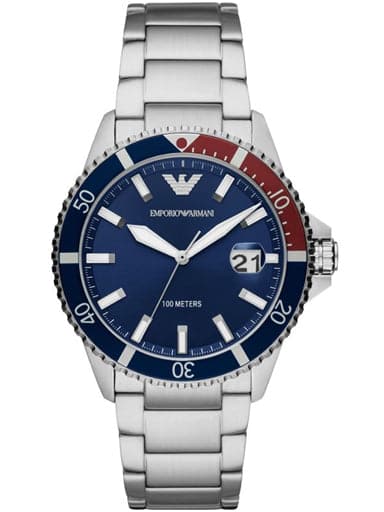 Armani watch blue colour sale