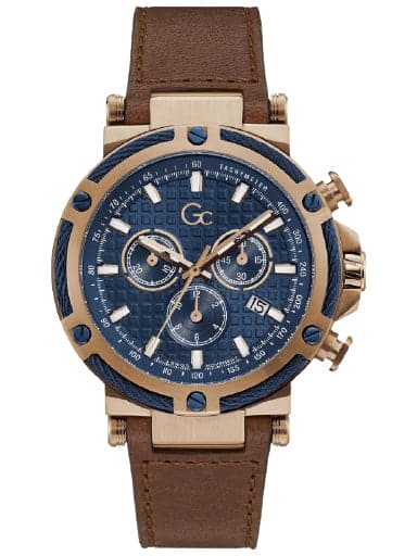 Gc Mens Blue Dial Watch