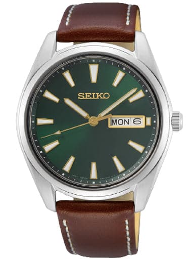 Best strap for green dial online watch