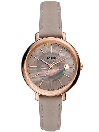 Fossil watch shop women leather