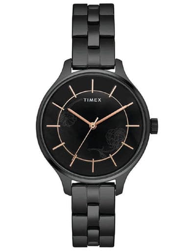 Timex black sales dial watch