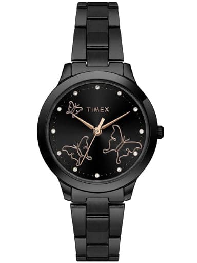 Timex black deals watch womens