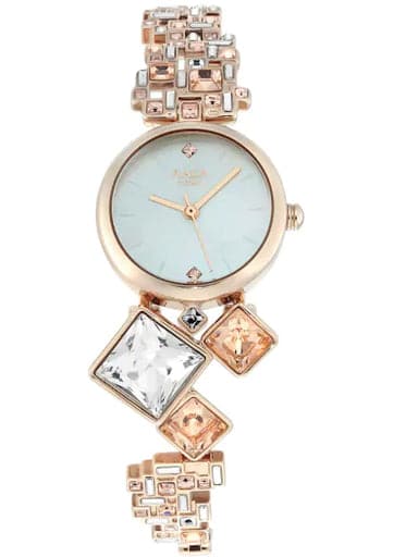 Titan Cocktails From Raga Mother Of Pearl Dial Metal Strap Watch Nn951