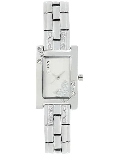 Titan raga shop white strap watches