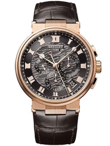 Breguet Marine Chrono 18Ct Rose Gold Watch G5527Brg39Wv