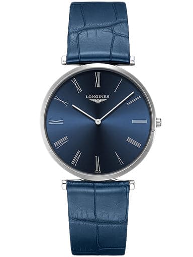 Longines la grande classique leather online strap