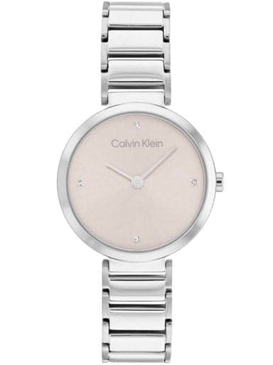 Calvin klein hotsell women's silver watch