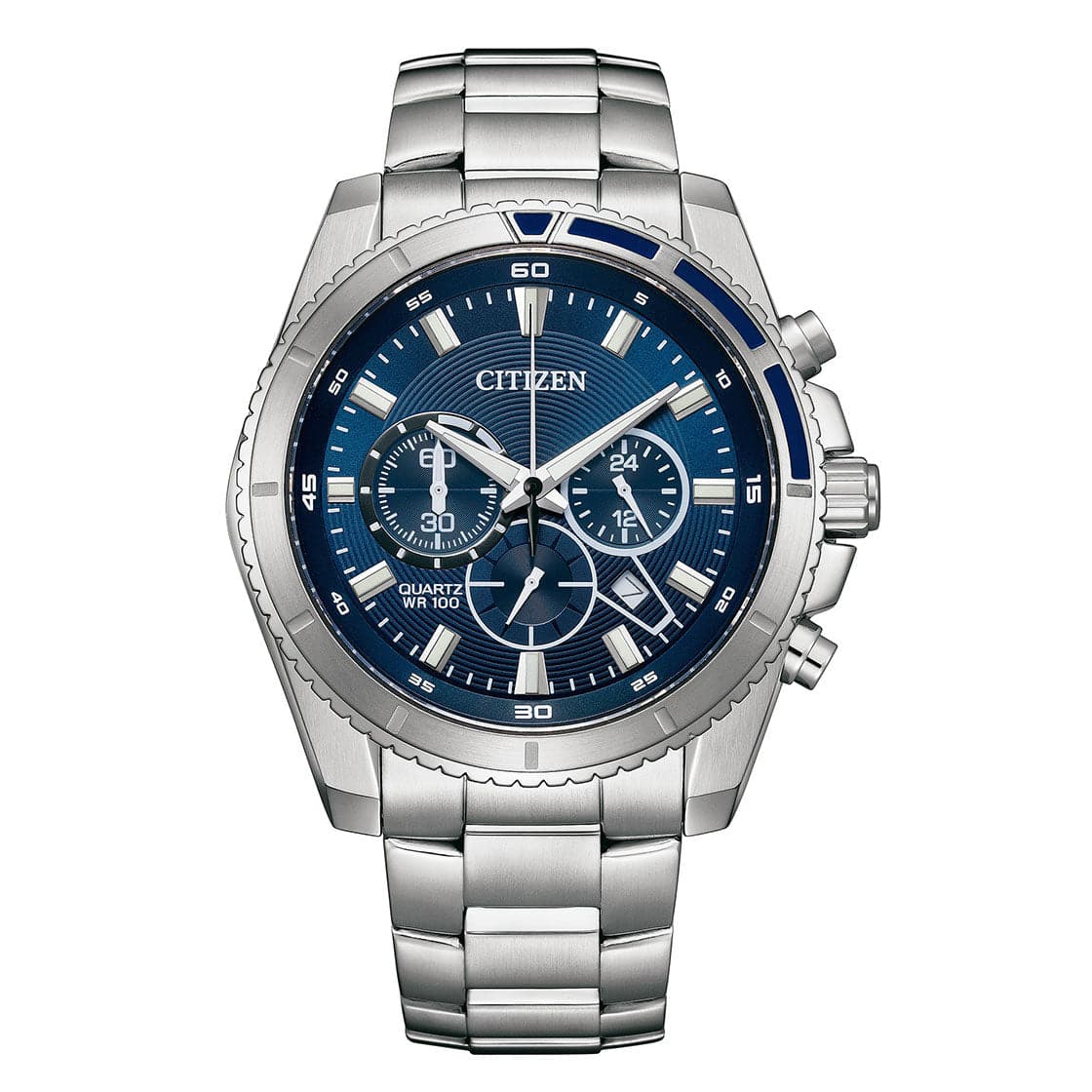 Citizen quartz watch blue face hotsell