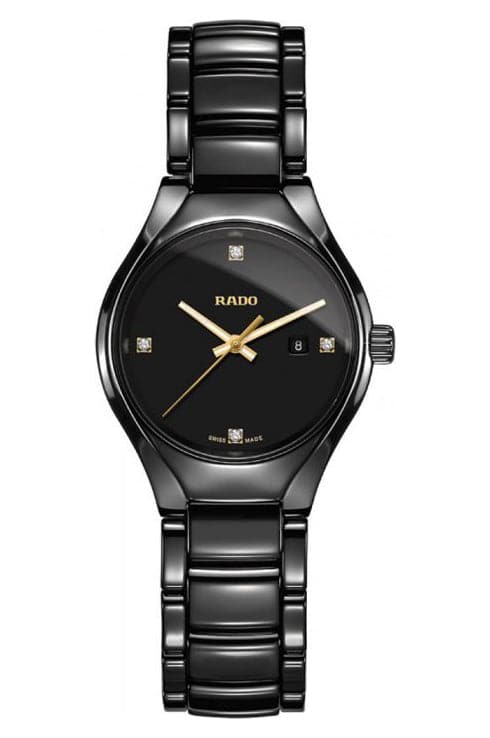 Black ceramic watch online women's