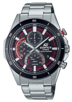 Casio edifice best sale black watch