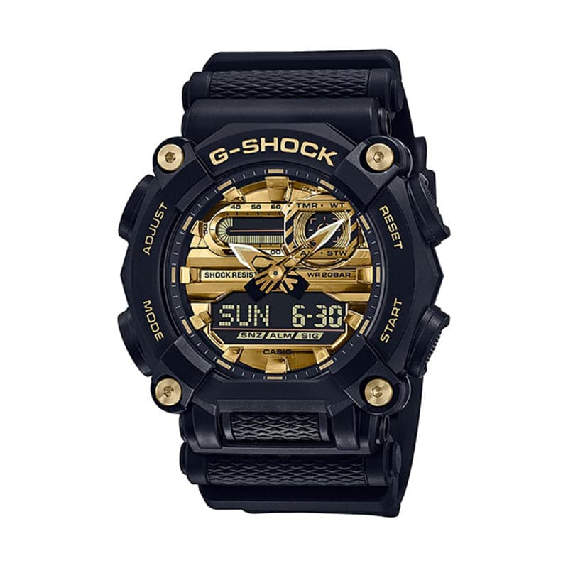 Casio gold dial watch hot sale