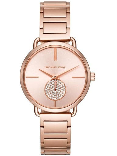 Michael kors portia store watch rose gold