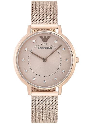 Armani gold watch clearance ladies