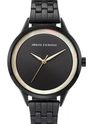 Armani Exchange Analog Black Dial Women S Watch Ax5610