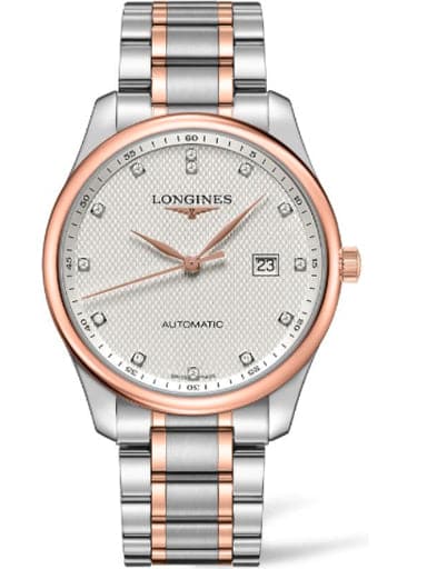 Longines rose gold mens watch hot sale