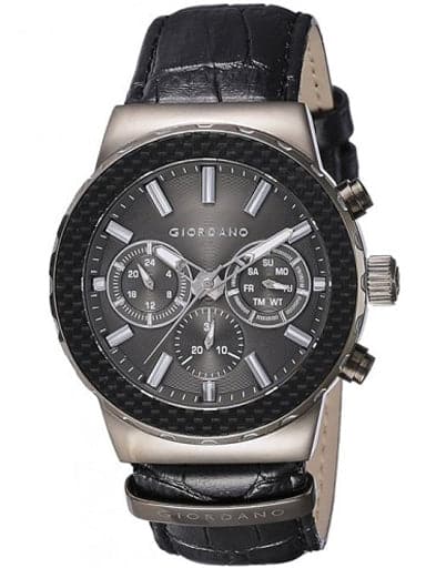 Giordano analog black dial men's watch hotsell