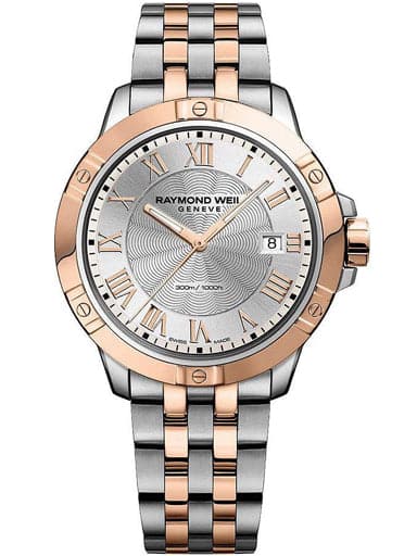 Raymond weil discount rose gold watch