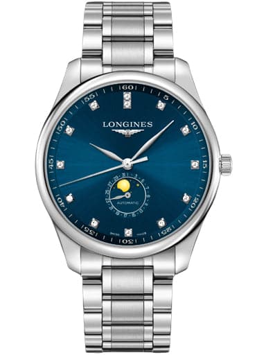 Longines The Longines Master Collection Blue Diamond Dial Watch