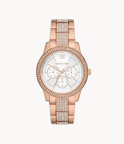 Michael Kors Tibby Multifunction Rose Gold-Tone Stainless Steel Watch