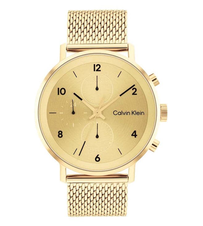 Calvin klein gold watch shops price