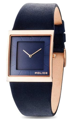 Police Black Dial Leather Analog Men S Watch Pl15395Msr03A