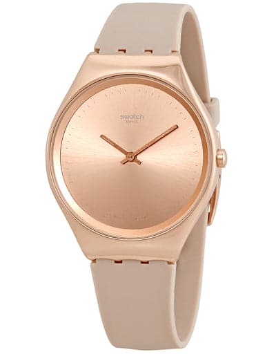 Swatch watch hot sale rose gold