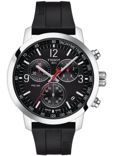 Tissot Prc 200 Chronograph Black Dial Watch