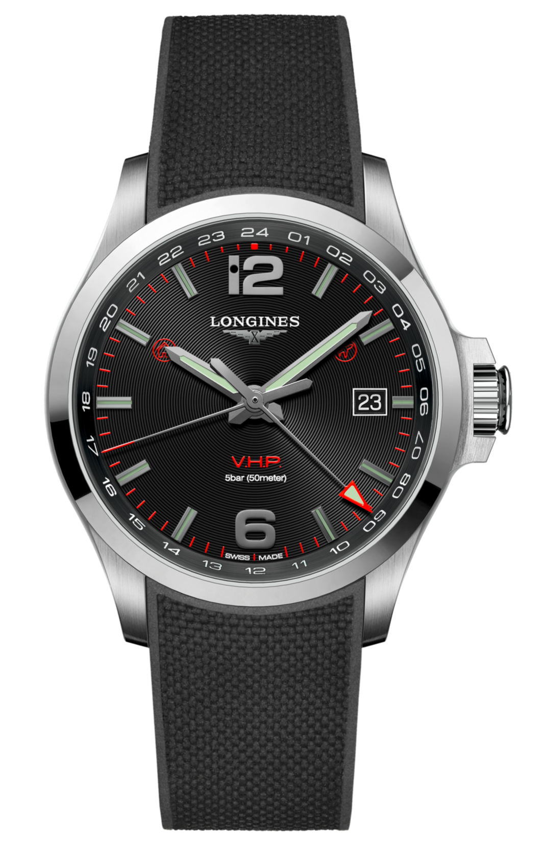 Longines Conquest V.H.P. Gmt 43 Mm Watch For Men