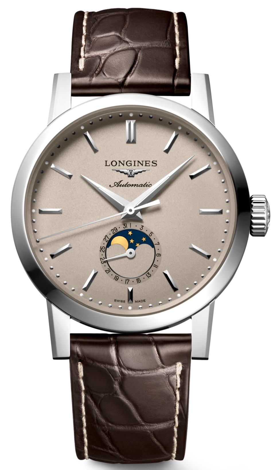 Longines Heritage Classic Moonphase Automatic Mens Watch