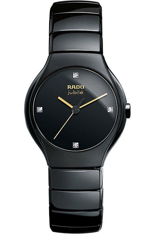 Rado True Black Dial Ceramic Women S Watch