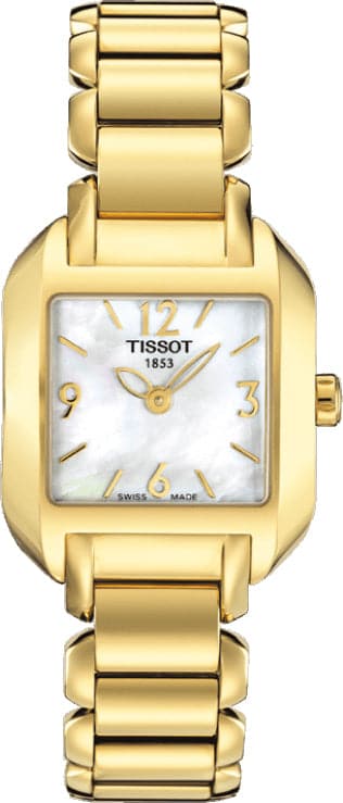 TISSOTT Wave White Mother of Pearl Dial Ladies Watch T02.5.285.82