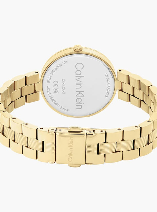 CALVIN KLEIN Gleam Women Analog Watch with Metal Strap - 25100014