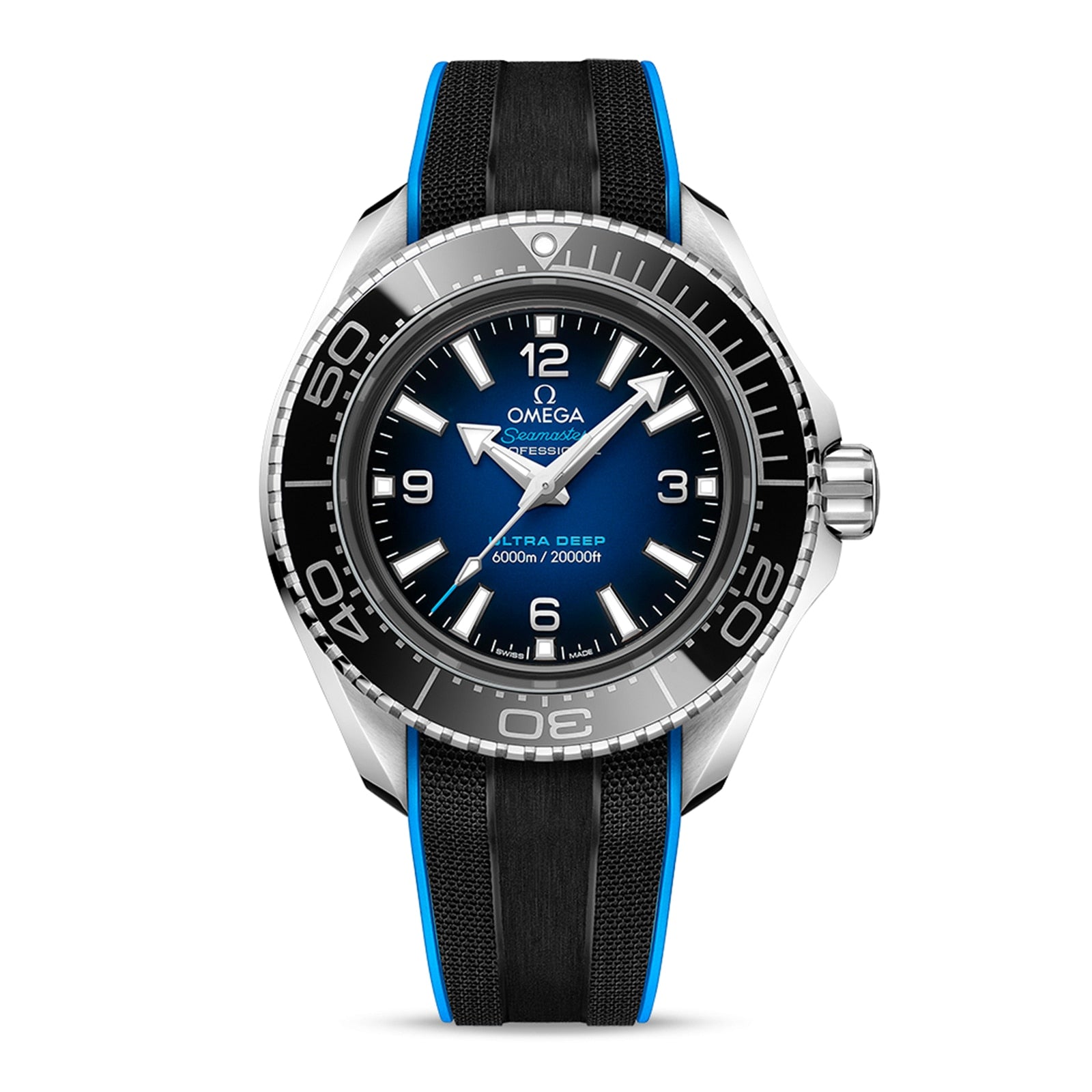 Seamaster Planet Ocean 6000m Co-Axial Master Chronometer 45.5mm Mens Watch Black O21532462103001 - Kamal Watch Company