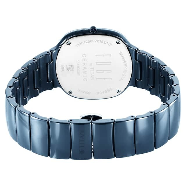 Titan ceramic watch on sale blue