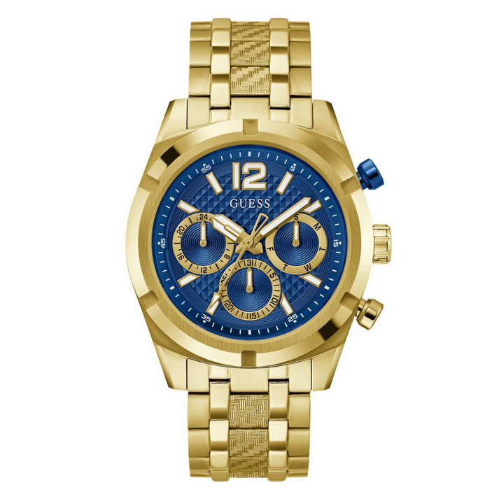 Guess Men's Wristwatch Resistance Stainless Steel Gold GW0714G2