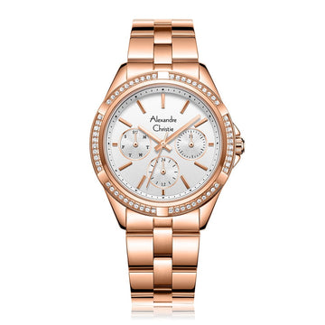 AC 2947 BFB Ladies Multifunction Watch – Silver Rose Gold