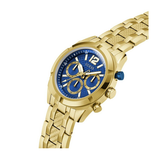 Guess Men's Wristwatch Resistance Stainless Steel Gold GW0714G2