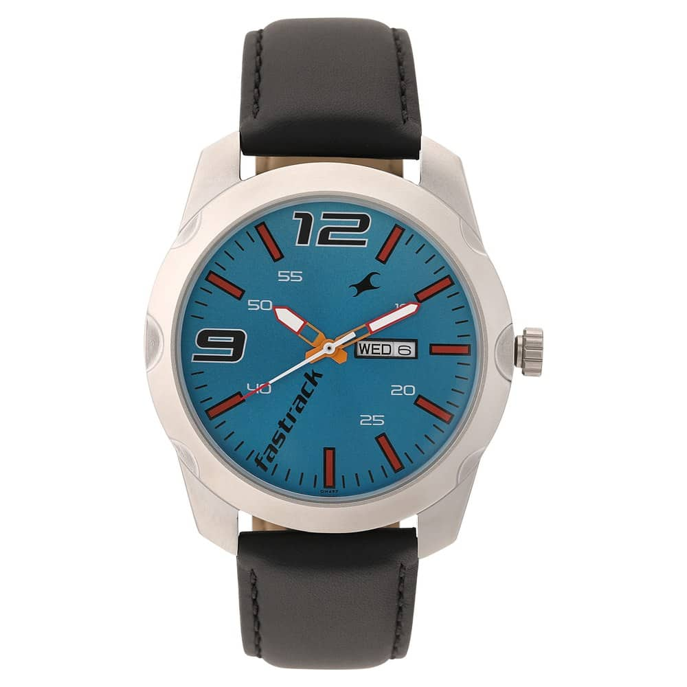 NM3123SL07 FASTRACK BLUE DIAL QUARTZ ANALOG WITH DAY & DATE WATCH FOR