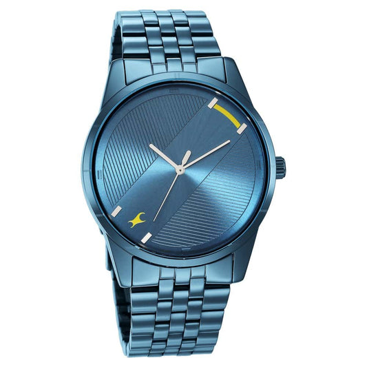 NR3277QM01 STUNNERS 3.0 BLUE DIAL METAL STRAP WATCH