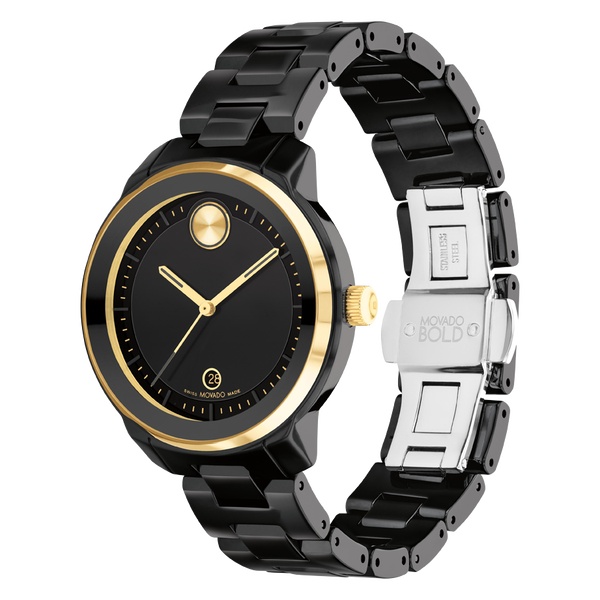 Movado black watches online for women