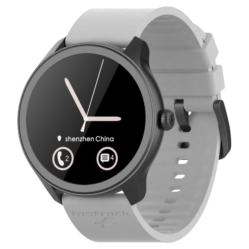 Fastrack Reflex Invoke Smartwatch Blue: BT Calling, Advanced Chipset,  Breathing Rate, IP68