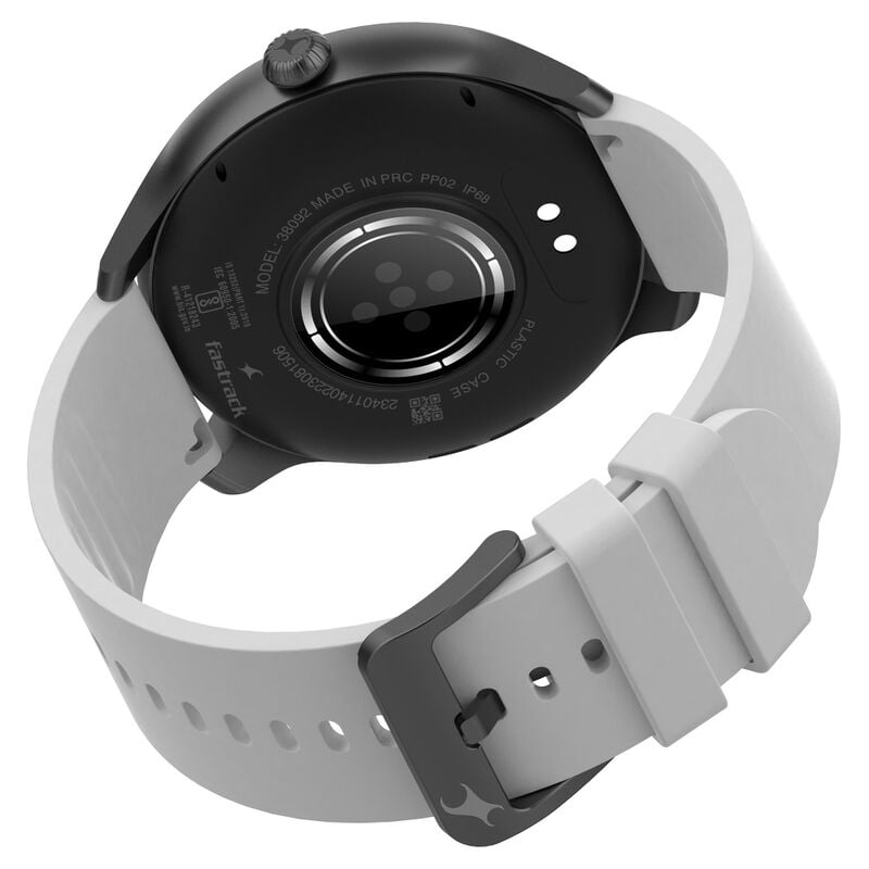 38091PP02 Fastrack Reflex Invoke Smartwatch Grey: BT Calling, Advanced