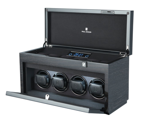 PAUL DESIGN GENTLEMEN 4+6 Black Apricot Watch Winder