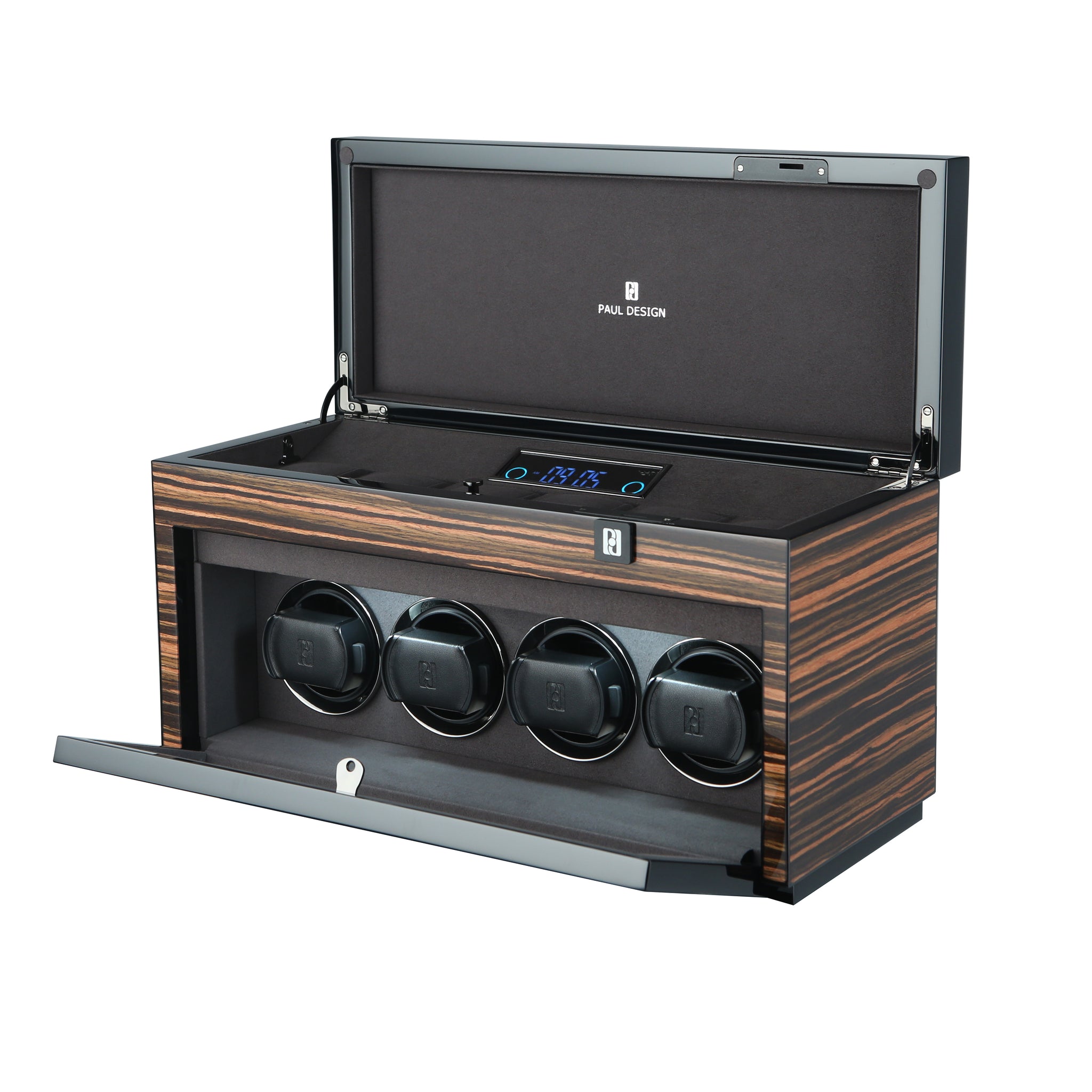 PAUL DESIGN GENTLEMEN 4+6 Macassar Watch Winder